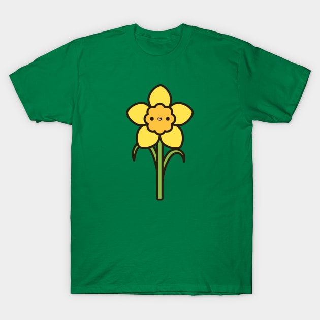 Happy daffodil T-Shirt by peppermintpopuk